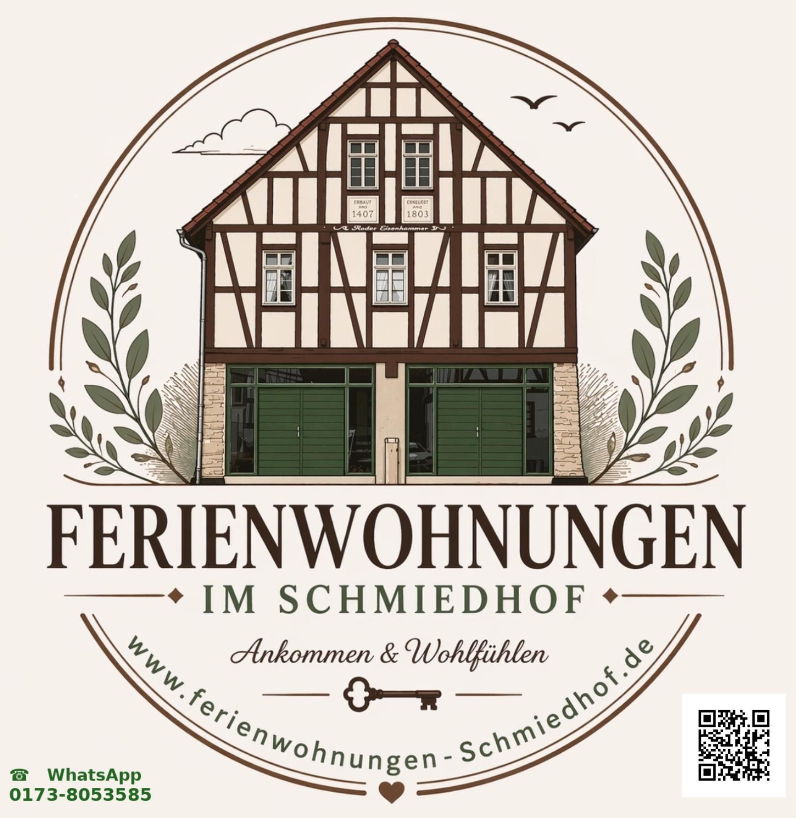 Logo Ferienwohnungen im Schmiedhof – Eisenhammer Weilrod