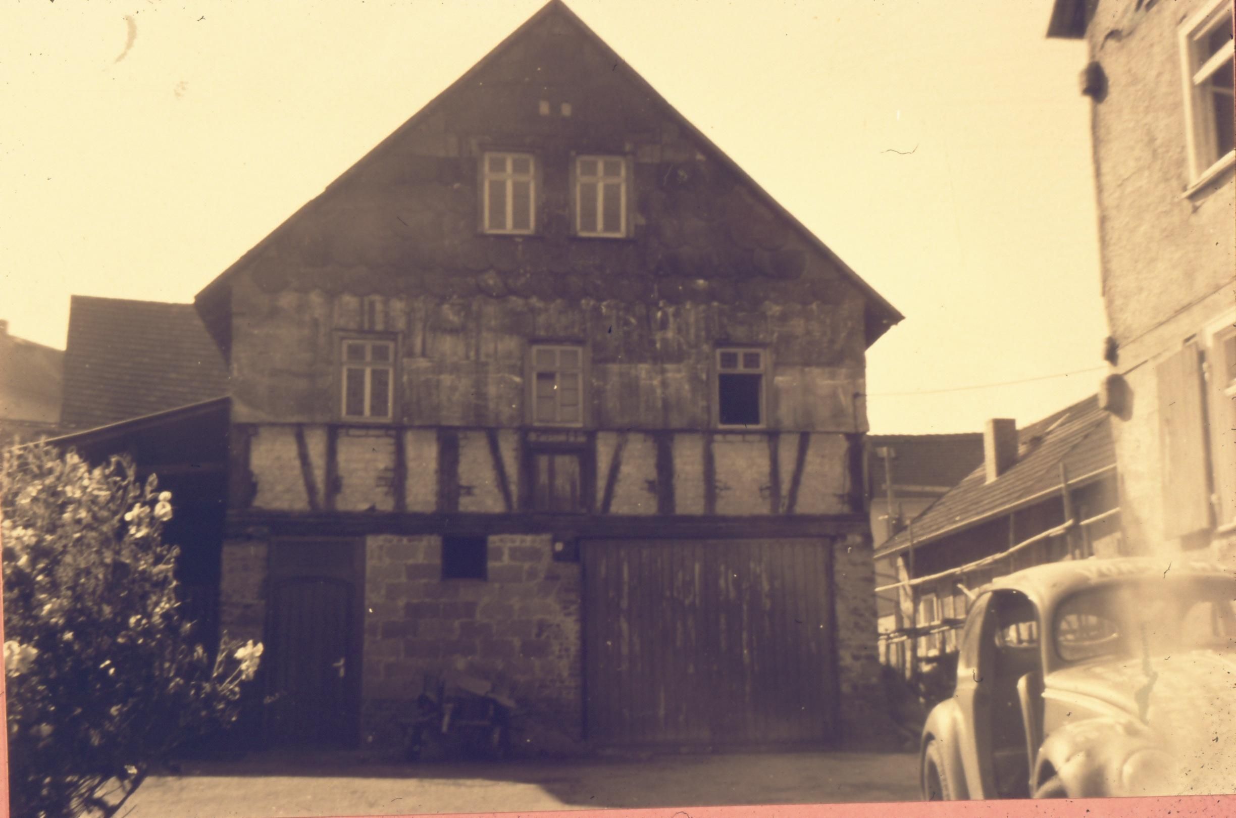 Historische Aufnahme des Schmiedhofs aus dem Jahr 1960
