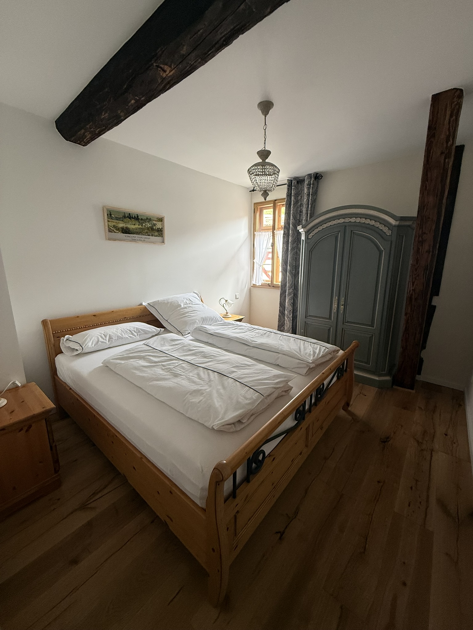 Schlafzimmer der Ferienwohnung 2