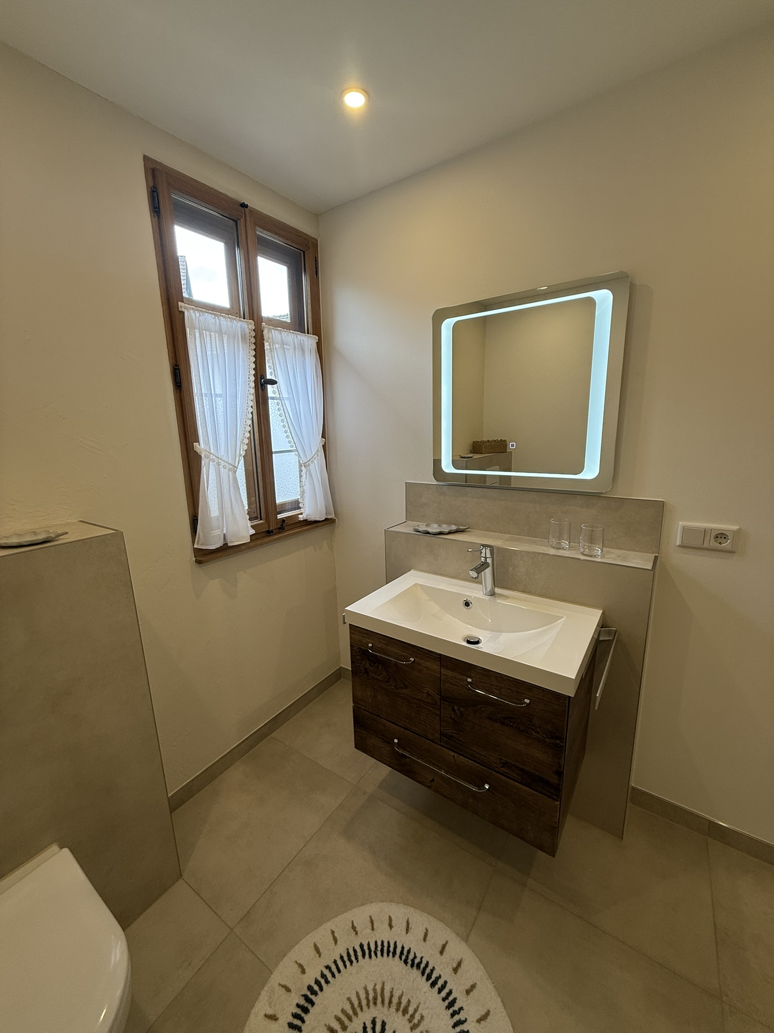 Bad der Ferienwohnung 1