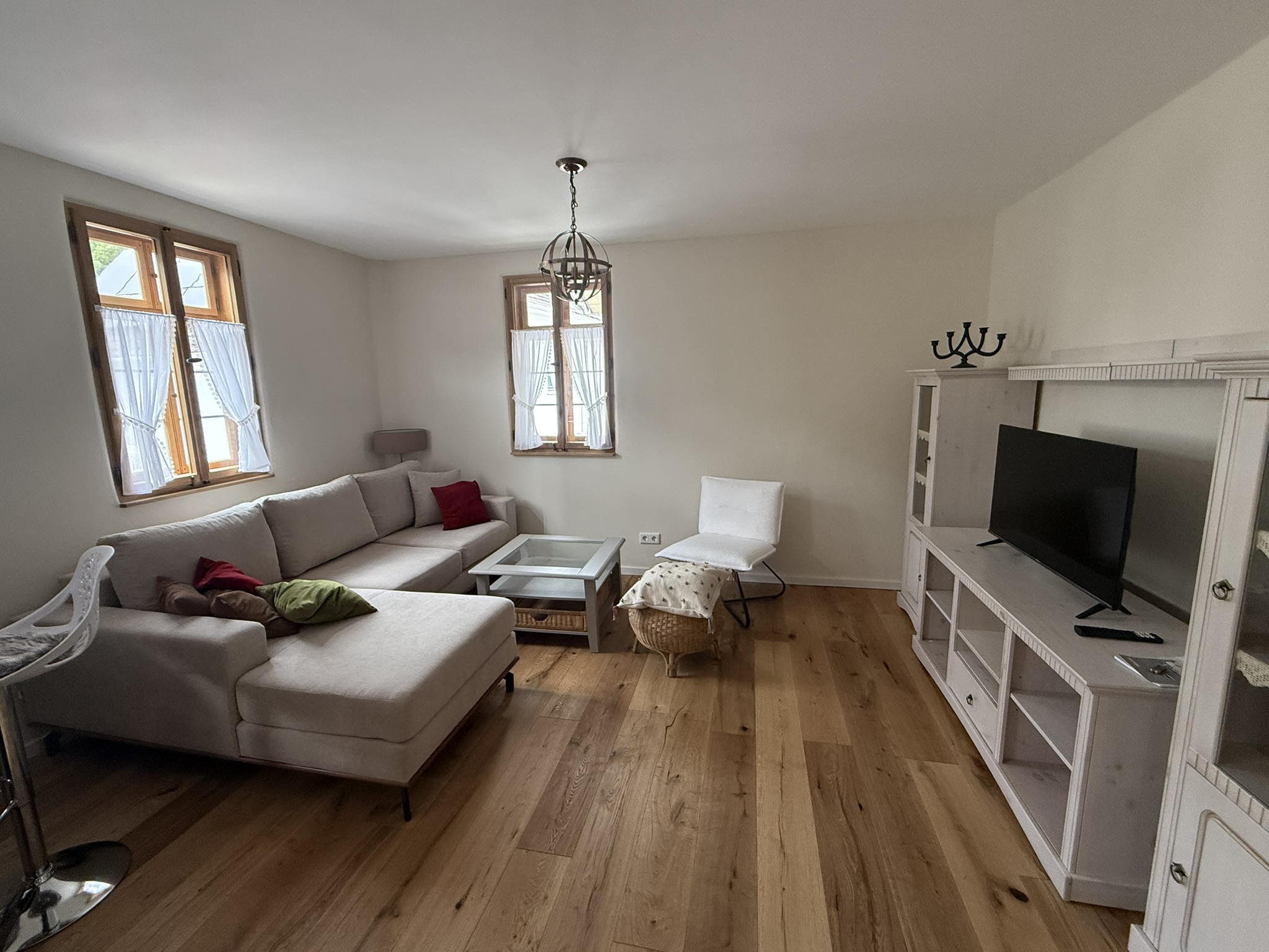 Wohnzimmer der Ferienwohnung 1 im Schmiedhof